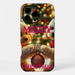 ZWEI PUCKELHUNDE FEIERN WEIHNACHTEN iPhone 16 PRO MAX HÜLLE
