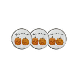 Zwei Pumpkins glückliches Halloween