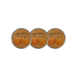 Zwei Pumpkins glückliches Halloween