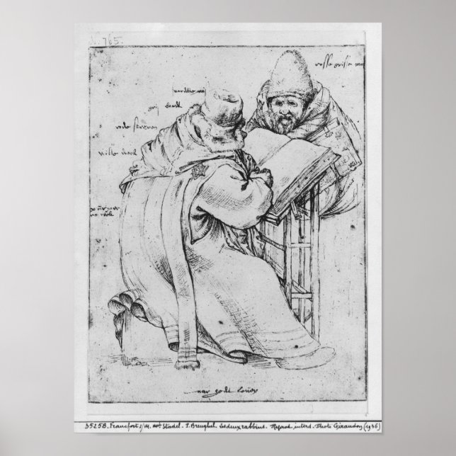 Zwei Rabbis Poster (Vorne)