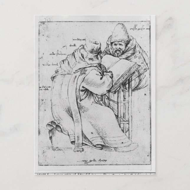 Zwei Rabbis Postkarte (Vorderseite)