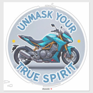 Zwei-Rad-Motorrad-Aufkleber-Kunst Aufkleber