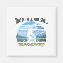 Zwei Räder, ein Soul. Radsport Magnet