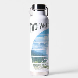 Zwei Räder, ein Soul. Radsport Trinkflasche