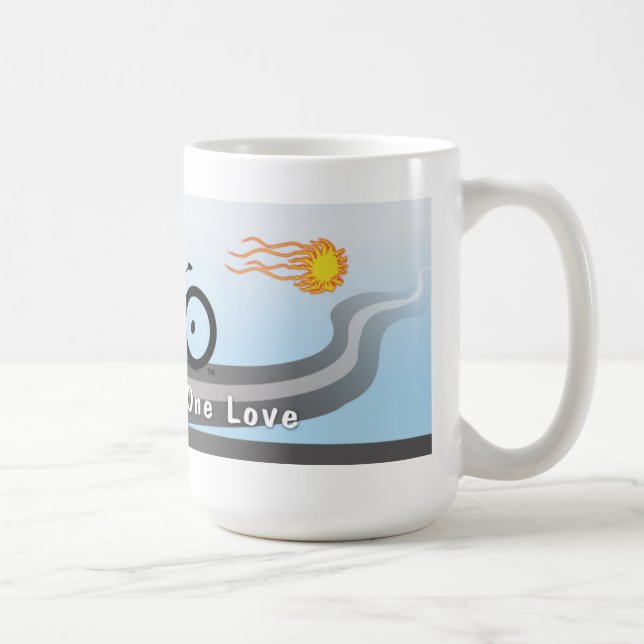 Zwei Räder eine Liebe Tasse (Rechts)