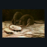Zwei Rats Van Gogh Fine Art Poster<br><div class="desc">Zwei Ratten, Vincent van Gogh, Nuenen, November 1884. Öl auf Tafel, 29, 5 x 41, 5 cm. Private Sammlung. F 177, JH 543 Vincent Willem van Gogh (30 März 1853 - 29 Juli 1890) war ein niederländischer Post-Impressionist Künstler. Einige seiner Gemälde gehören heute zu den bekanntesten, beliebtesten und kostspieligsten Kunstwerken...</div>