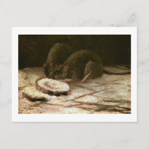 Zwei Rats Van Gogh Fine Art Postkarte