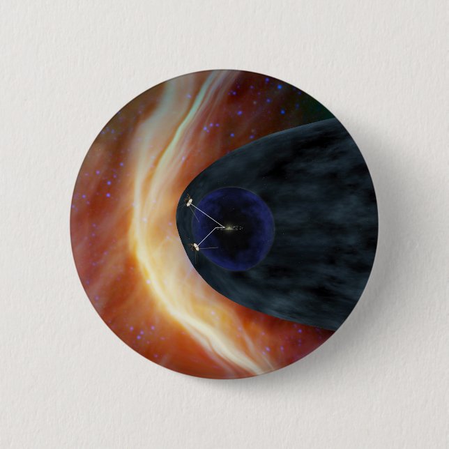 Zwei Raumschiffe der Voyager entdecken den turbule Button (Vorderseite)