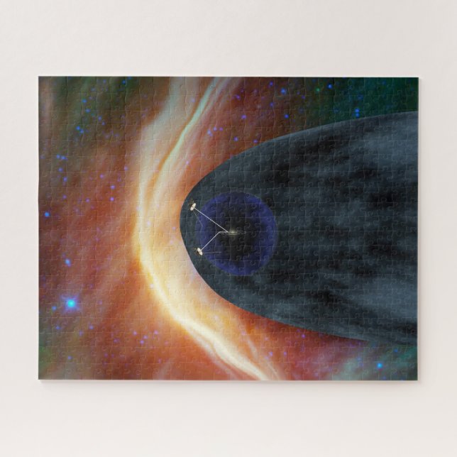 Zwei Raumschiffe der Voyager entdecken den turbule Puzzle (Horizontal)