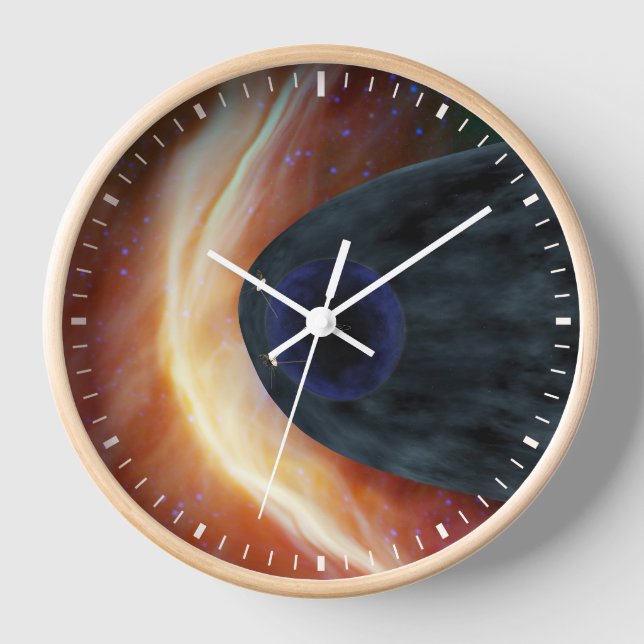 Zwei Raumschiffe der Voyager entdecken den turbule Uhr (Vorderseite)