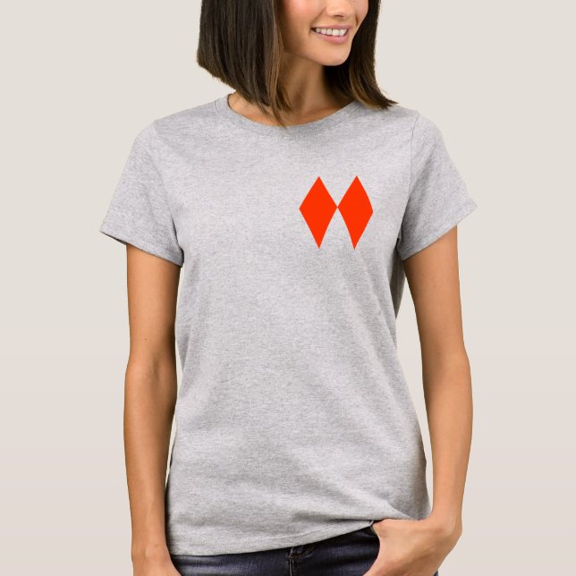 Zwei Rauten T-Shirt (Vorderseite)