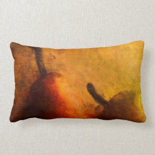 Zwei reife Birnen alter Weltart Stil Lendenkissen