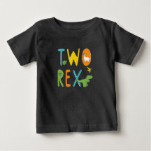 Zwei Rex Geburtstags-Shirt für Kleinkind Jungen Di