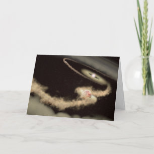 Zwei riesige Gasexoplanen, die einen jungen Star u Karte