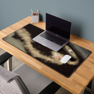 Zwei riesige Gasexoplanen, die einen jungen Star u Schreibtischunterlage