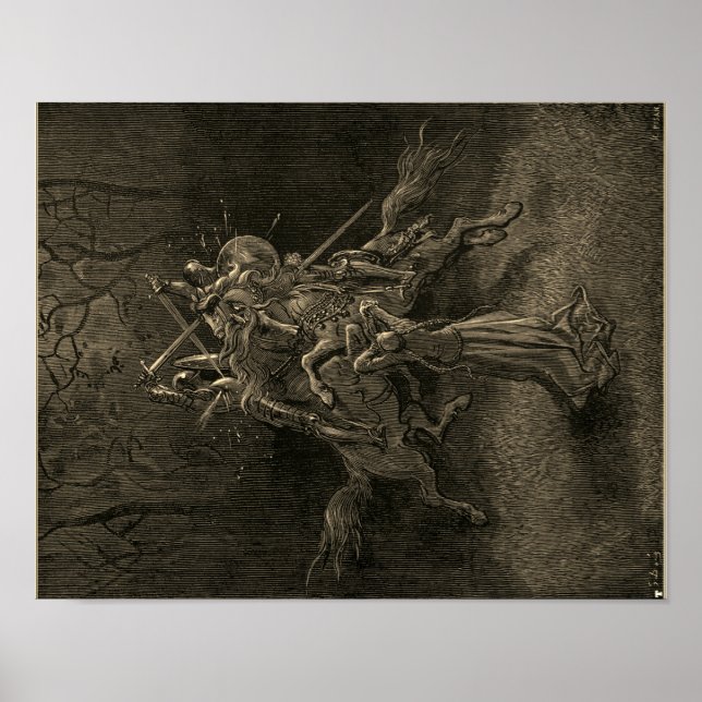 Zwei Ritter und ein Magd Poster (Vorne)