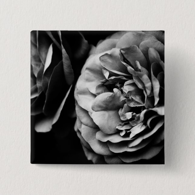 zwei Rosen Button (Vorderseite)