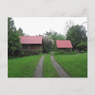 zwei rote Dächer Postkarte