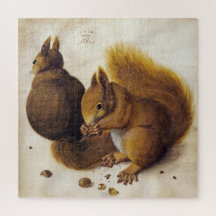 Zwei Rote Eichhörnchen (von Albrecht Dürer)