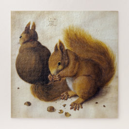 Zwei Rote Eichhörnchen (von Albrecht Dürer) Puzzle