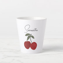 Zwei rote Kirschen Illustration | Süße Obstkunst
