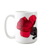 Zwei Rote Rosen Touch in der Mitte