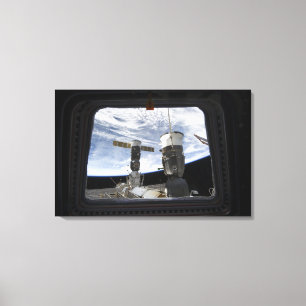 Zwei russische Raumfahrzeuge Leinwanddruck