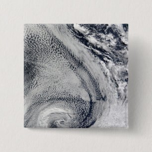 Zwei S-förmige polare Hurrikane Button