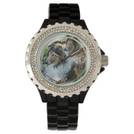 Zwei Sable Rough Collie Geschenke Armbanduhr