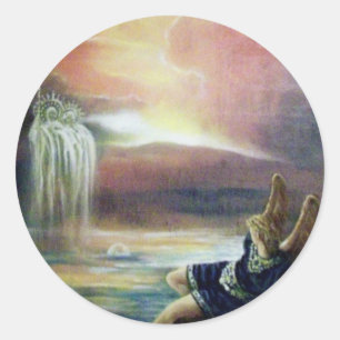 ZWEI SAINT JOHN UND FALLEN ANGEL RUNDER AUFKLEBER