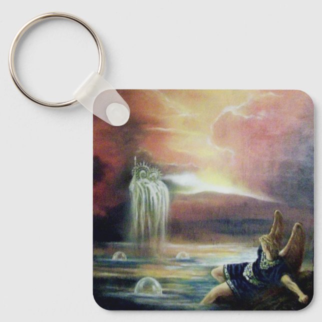 ZWEI SAINT JOHN UND FALLEN ANGEL SCHLÜSSELANHÄNGER (Vorderseite)