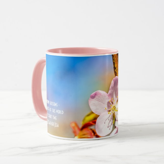 Zwei Sakura Cherry Blume Tasse (Vorderseite Links)