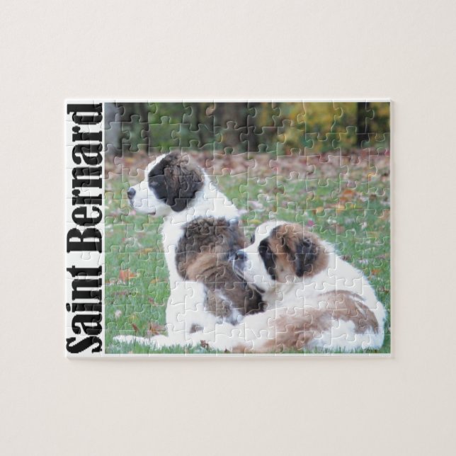 Zwei Sankt Bernhards Puzzle (Horizontal)