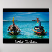 Zwei Schiffe am Strand in Phuket Thailand
