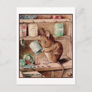 Zwei schlechte Mäuse von Beatrix Potter Postkarte