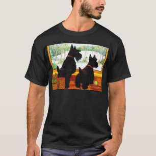 Zwei schmucke Hunde zu Weihnachten T-Shirt