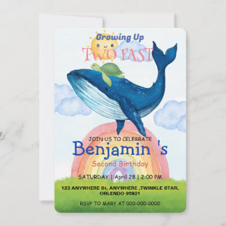 Zwei schnell Niedliche Regenbogenschildkröten Whal Einladung