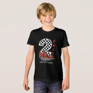 Zwei Schnelle 2. Geburtstag Tri-Blend Shirt