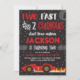 Zwei schnelle 2-tägige Einladung, Boy Racing Einladung