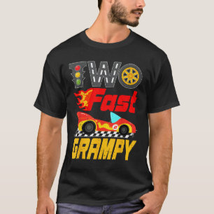 Zwei schnelle Crew-Rennwagen-Familie Birthda T-Shirt