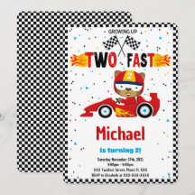 Zwei schnelle Einladung zum Geburtstag