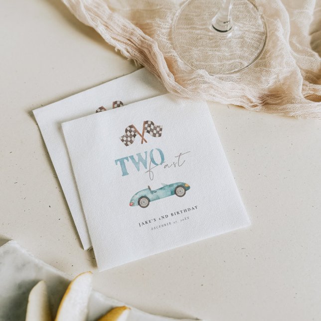 ZWEI SCHNELLE Race Car Serviette (Von Creator hochgeladen)