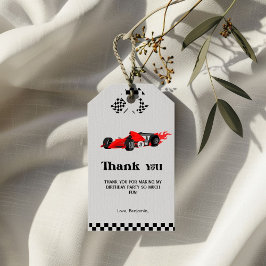 Zwei schnelle Rennjunge 2. Geburtstag vielen Dank Geschenkanhänger