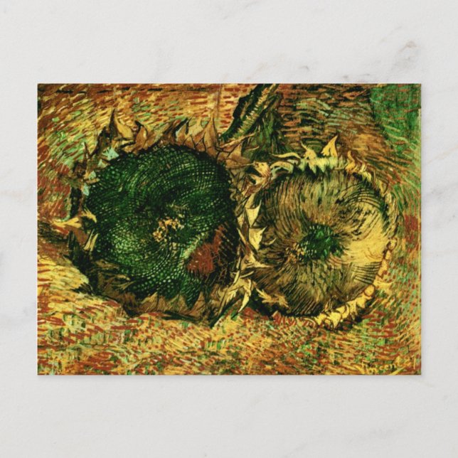 Zwei Schnittblumen (F376)Van Gogh Fine Art Postkarte (Vorderseite)