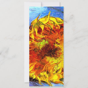 Zwei Schnittblumen Van Gogh Einladung