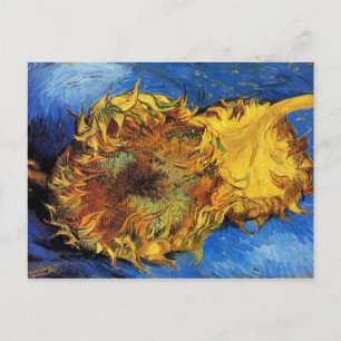 Zwei Schnittblumen Van Gogh Fine Art Postkarte