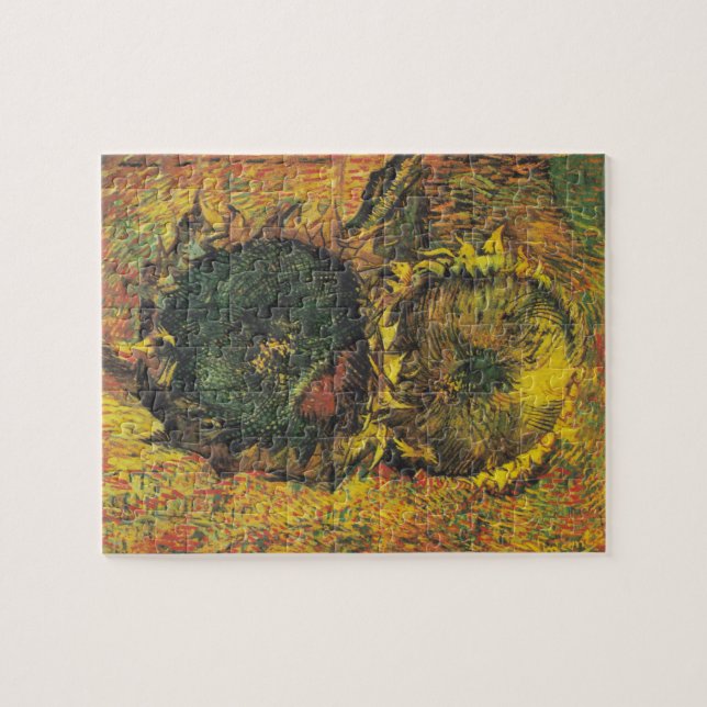 Zwei Schnittblumen von Vincent van Gogh Puzzle (Horizontal)