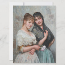 Zwei schöne Frauen aus Venedig, Italien