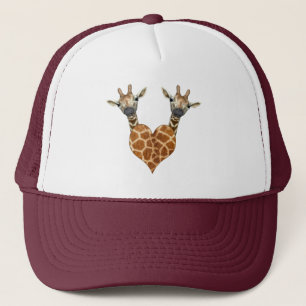 Zwei schöne Giraffen Truckerkappe