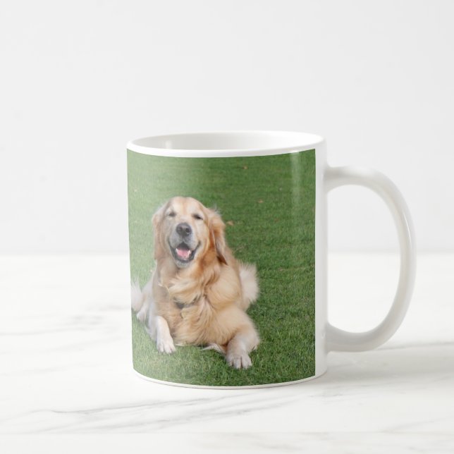 Zwei schöne goldene Retriever Tasse (Rechts)